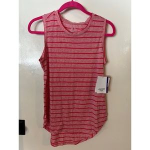 Jockey Sport Pink & Ref Stripe Tank